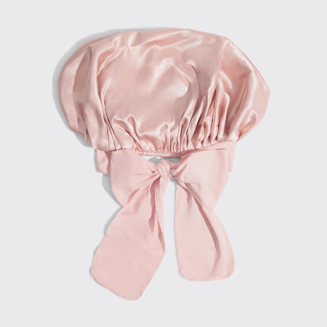 KITSCH - Adjustable Oversized Satin Bonnet- Blush