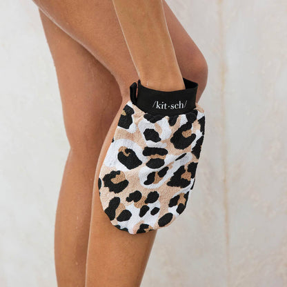 KITSCH - Eco-Friendly Exfoliating Glove - Leopard
