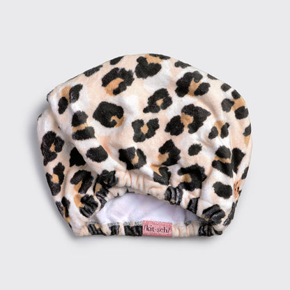 KITSCH - Quick Dry Hair Towel - Leopard